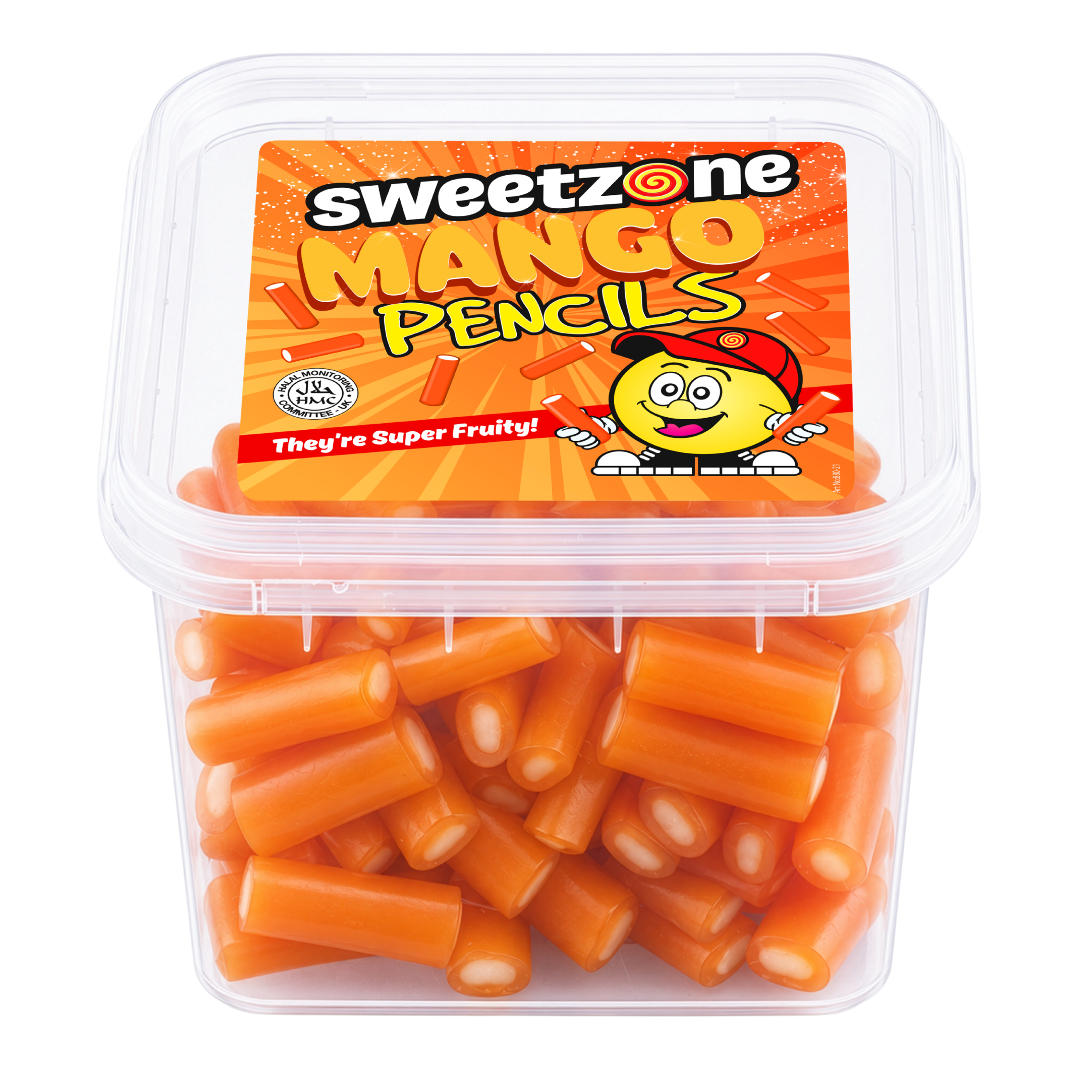 Sweetzone Mango Pencils 170g Mini Tub